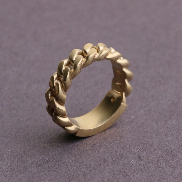 Marc Jacobs the Barcode Monogram ID Chain Ring size 6 - Picture 3 of 7